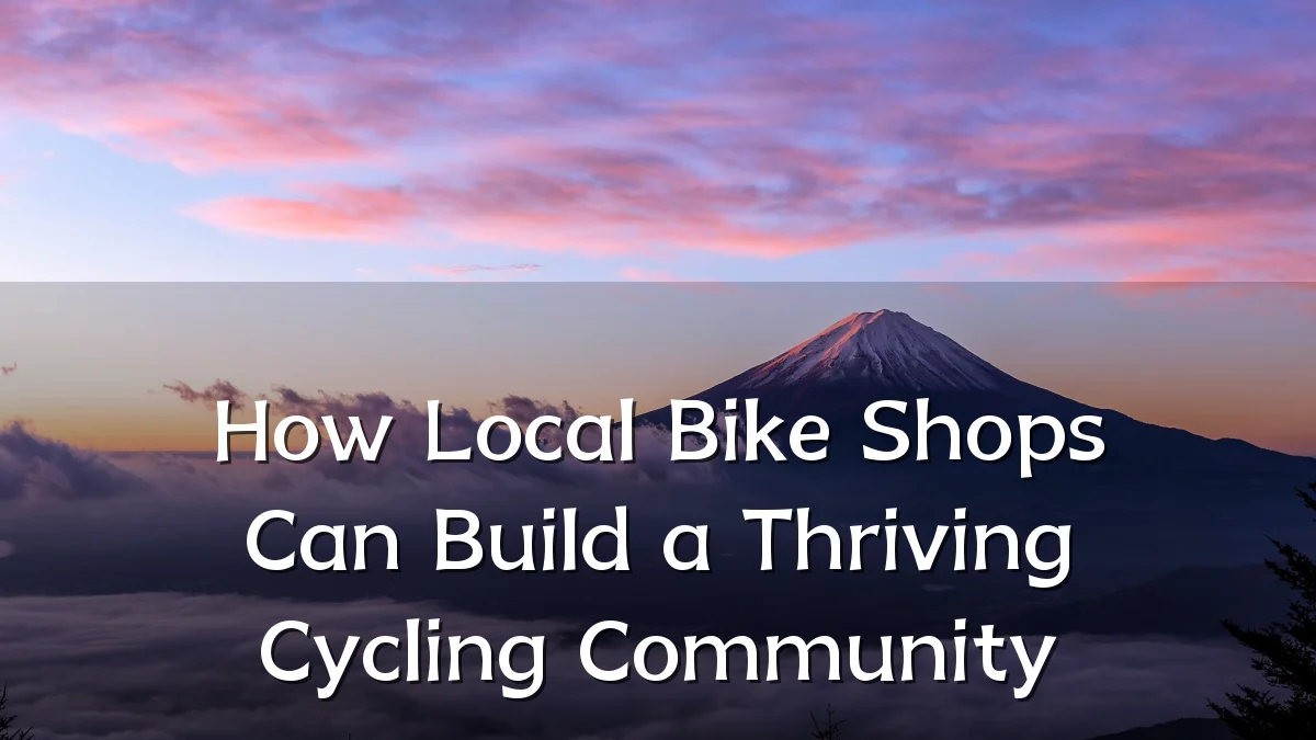 How Local Bike Shops Can Build a Thriving Cycling Community